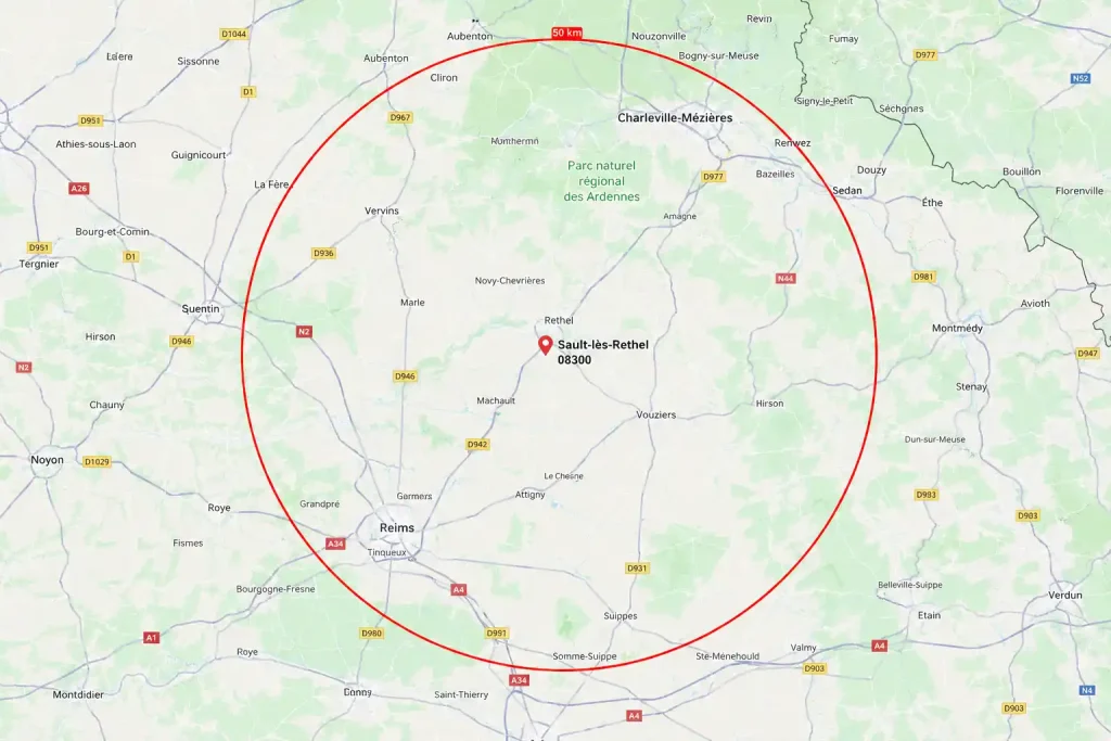 Zone d'intervention